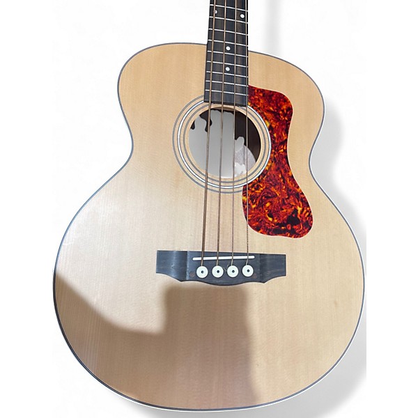 Used Guild Jumbo Junior Bass Natural Acoustic Bass Guitar