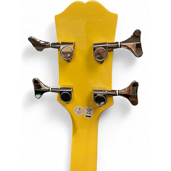 Used Epiphone NEWPORT BASS TV Yellow Electric Bass Guitar