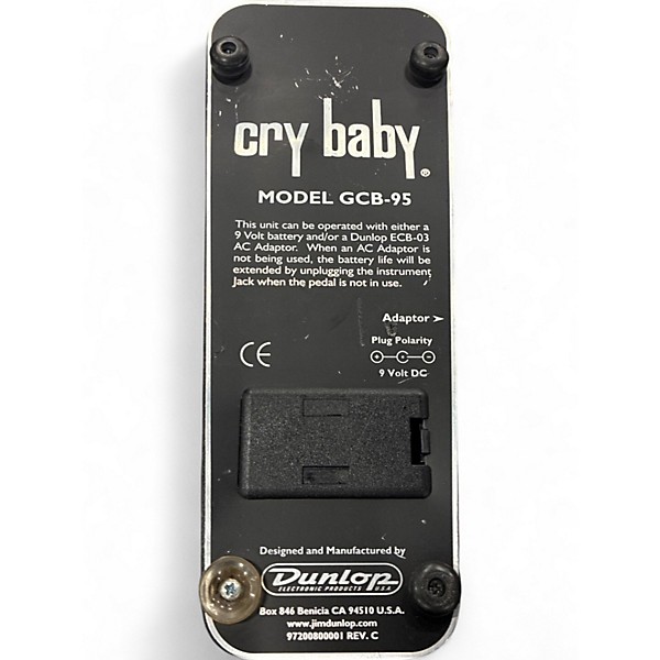 Used Dunlop CRY BABY GCB 95 Effect Pedal