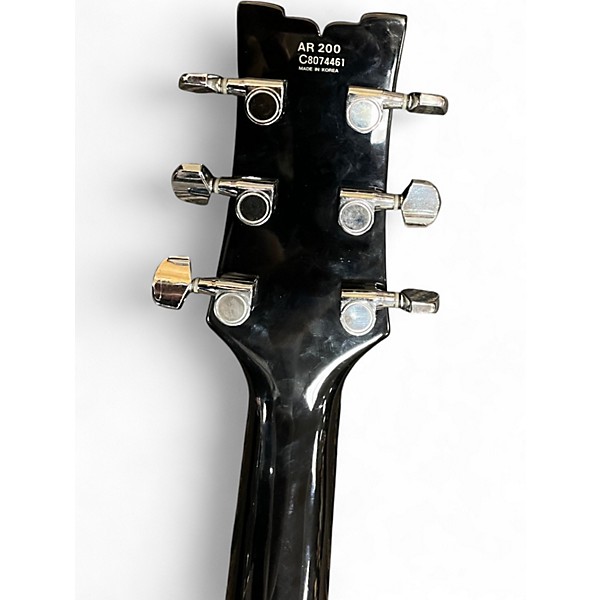 Used Ibanez AR200 Black Solid Body Electric Guitar