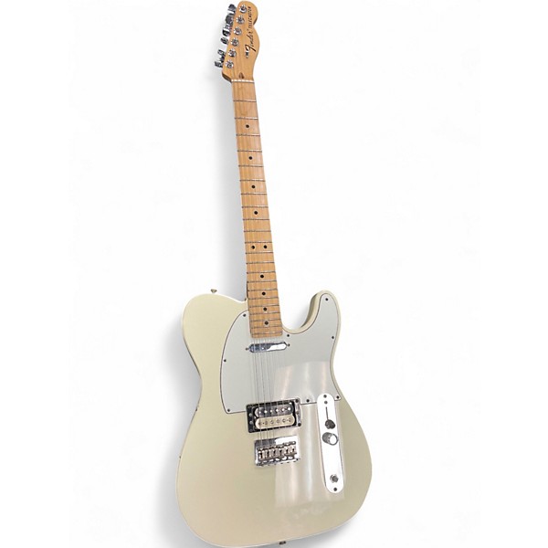 Used 2015 Fender USA Pro Telecaster HS Olympic White Solid Body Electric Guitar