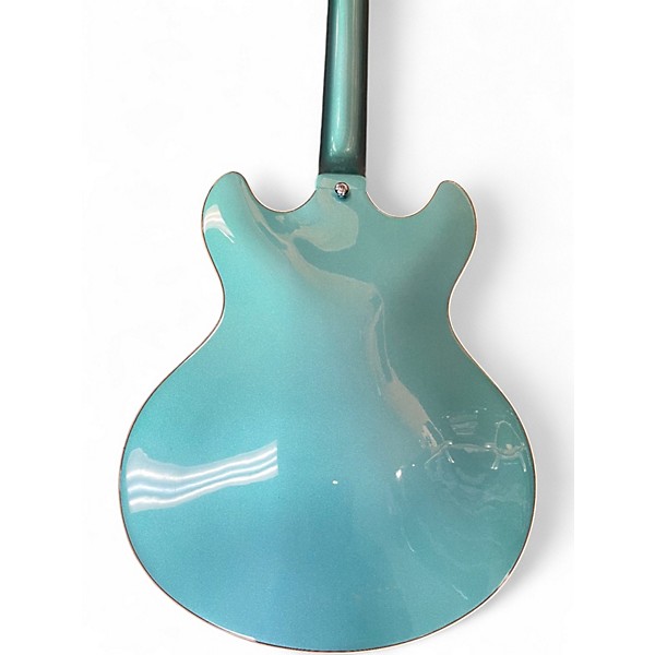 Used D Angelico DAPDCOTCTC TEAL Solid Body Electric Guitar