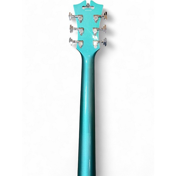 Used D Angelico DAPDCOTCTC TEAL Solid Body Electric Guitar