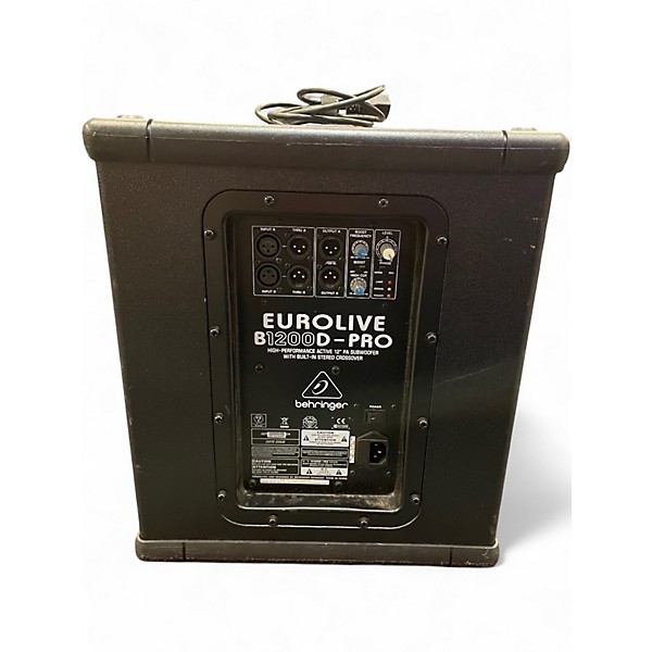 Used Behringer Eurolive B1200D Pro Powered Subwoofer