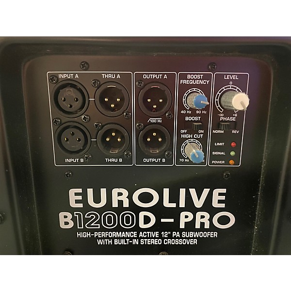Used Behringer Eurolive B1200D Pro Powered Subwoofer