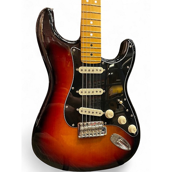 Used Fender American Professional Classic Stratocaster Brown Sunburst Solid Body Electric Guitar