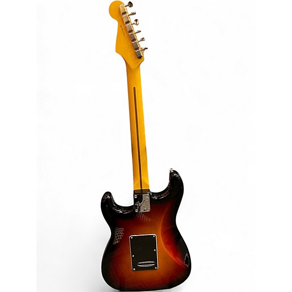 Used Fender American Professional Classic Stratocaster Brown Sunburst Solid Body Electric Guitar