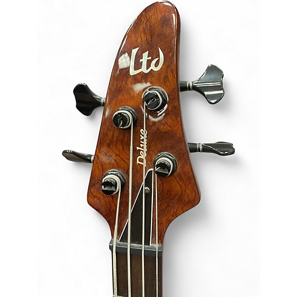 Used ESP LTD RARE MODEL Natural Electric Bass Guitar