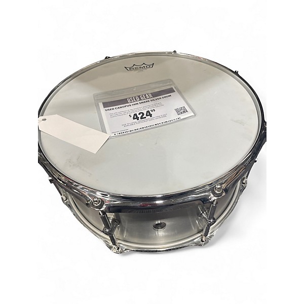 Used Canopus 14in SNARE Silver Drum
