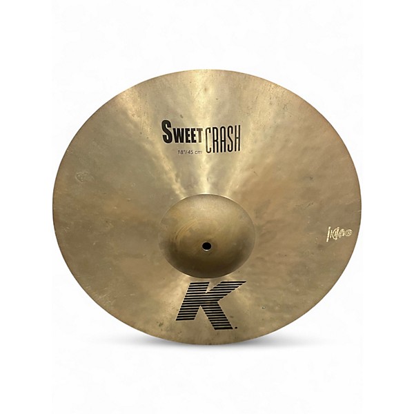 Used Zildjian 18in K Sweet Crash Cymbal