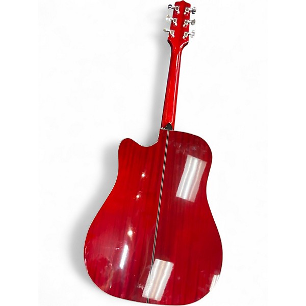 Used Takamine GD30CE Torino Red Acoustic Electric Guitar