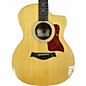 Used Taylor 214CE Deluxe Natural Acoustic Electric Guitar