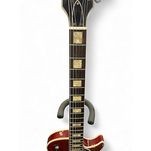 Vintage 1970s Hondo II HLP-2 Red Solid Body Electric Guitar