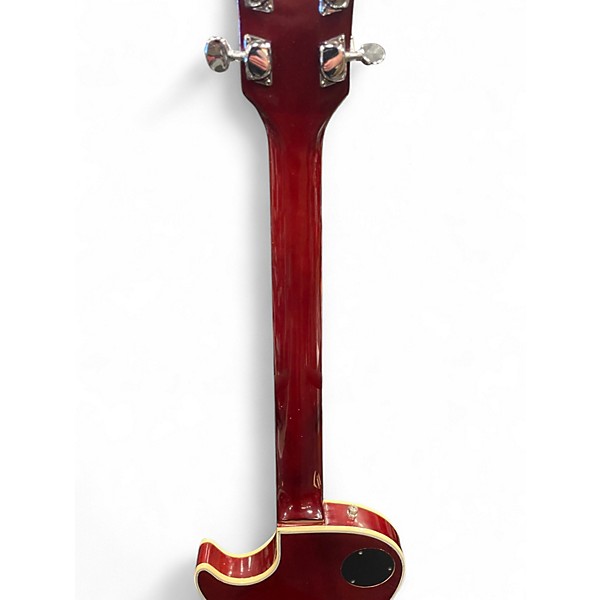 Vintage 1970s Hondo II HLP-2 Red Solid Body Electric Guitar