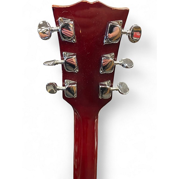 Vintage 1970s Hondo II HLP-2 Red Solid Body Electric Guitar