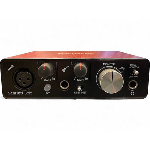 Used Focusrite Scarlett Solo Gen 2 Audio Interface