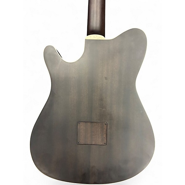 Used Ibanez TOD10N Tim Henson Signature Nylon Black Flat Classical Acoustic Electric Guitar