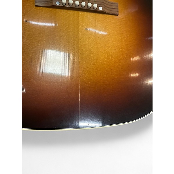 Used Gibson J45 Standard 3 Tone Sunburst Acoustic Electric Guitar