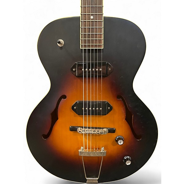 Used The Loar LH279VSM 2 Tone Sunburst Hollow Body Electric Guitar