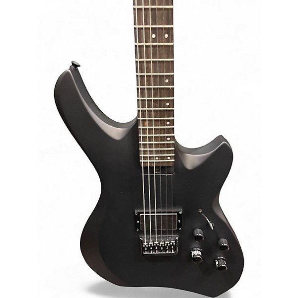 Used Line 6 Variax Shuriken Matte Black Solid Body Electric Guitar