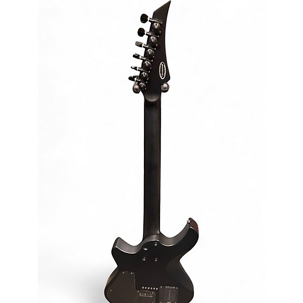 Used Line 6 Variax Shuriken Matte Black Solid Body Electric Guitar