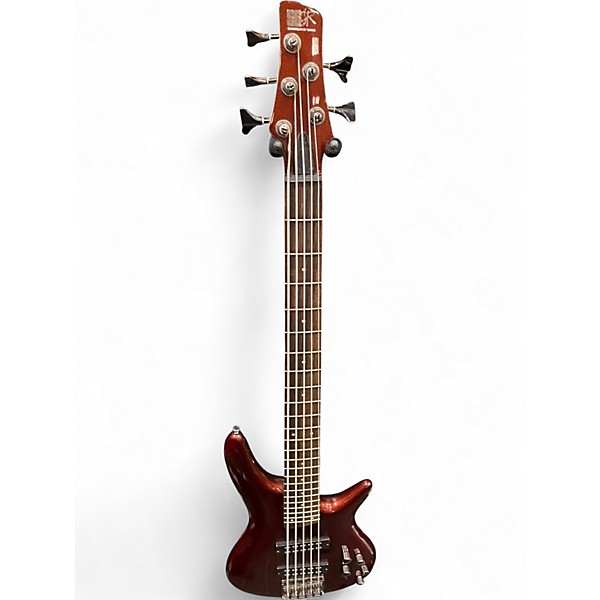 Used Ibanez SR305 5 String Root Beer Electric Bass Guitar