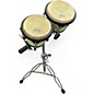 Used MEINL HEADLINER BONGOS WITH MEINL STAND Bongos