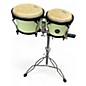 Used MEINL HEADLINER BONGOS WITH MEINL STAND Bongos