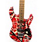 Used EVH Striped Series Frankie Red White Black Solid Body Electric Guitar