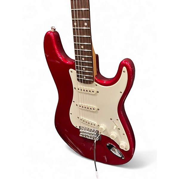 Used Squier Affinity Stratocaster Candy Apple Red Solid Body Electric Guitar