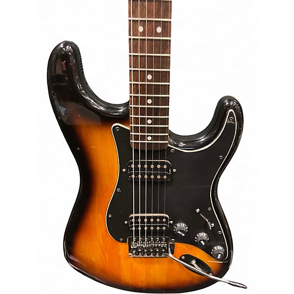 Used Squier Bullet Stratocaster HH 2 Tone Sunburst Solid Body Electric Guitar