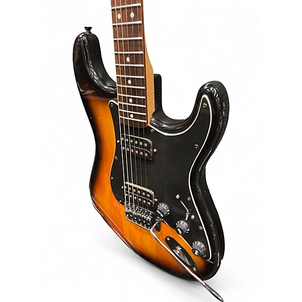 Used Squier Bullet Stratocaster HH 2 Tone Sunburst Solid Body Electric Guitar