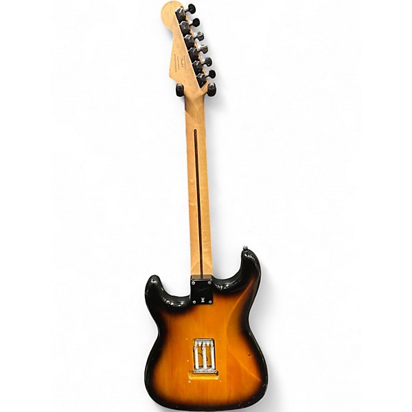 Used Squier Bullet Stratocaster HH 2 Tone Sunburst Solid Body Electric Guitar