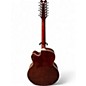 Used Dean JC-QM-12-TGE Transparent Red 12 String Acoustic Electric Guitar