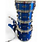 Used Apollo 5 Piece 5 PIECE DRUM SET BLUE Drum Kit