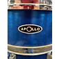 Used Apollo 5 Piece 5 PIECE DRUM SET BLUE Drum Kit