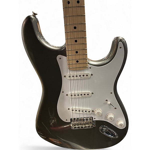 Used Fender Artist Series Eric Clapton Stratocaster Pewter Solid Body Electric Guitar