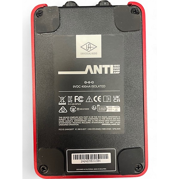 Used Universal Audio Anti 1992 High Gain Amp Effect Pedal