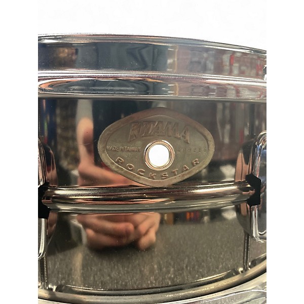 Used TAMA 14X5.5 Rockstar Series Snare Black Chrome Drum