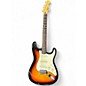 Used Squier black label stratocaster 2 Color Sunburst Solid Body Electric Guitar thumbnail