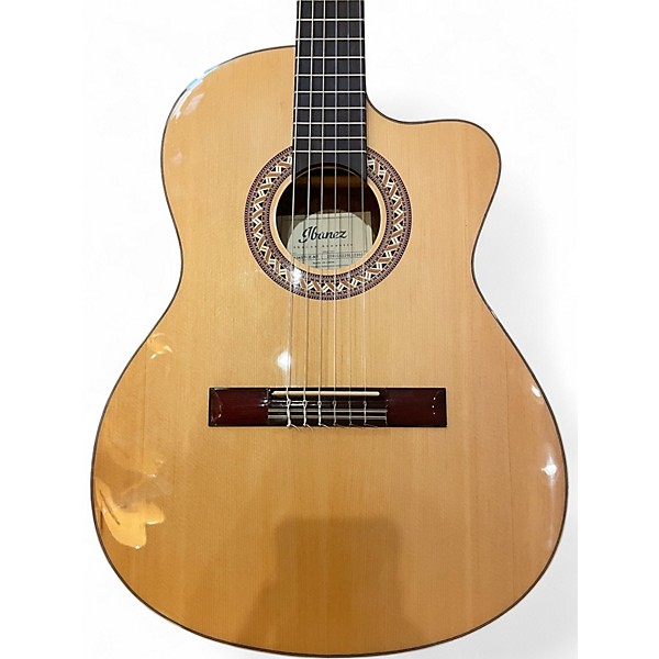 Used Ibanez GA34STCE NATURAL Classical Acoustic Electric Guitar