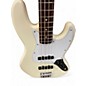 Used Fender Standard Jazz Bass Olympic White Electric Bass Guitar