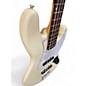Used Fender Standard Jazz Bass Olympic White Electric Bass Guitar