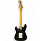 Used Squier MIK Stratocaster Black and White Solid Body Electric Guitar