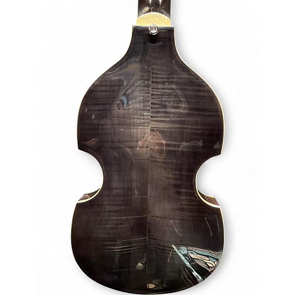 Used Hofner HIBBSBO1 Violin Trans Black Electric Bass Guitar