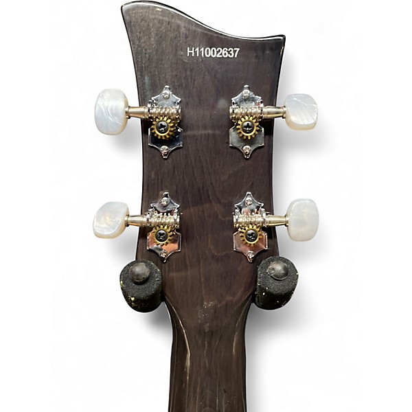 Used Hofner HIBBSBO1 Violin Trans Black Electric Bass Guitar