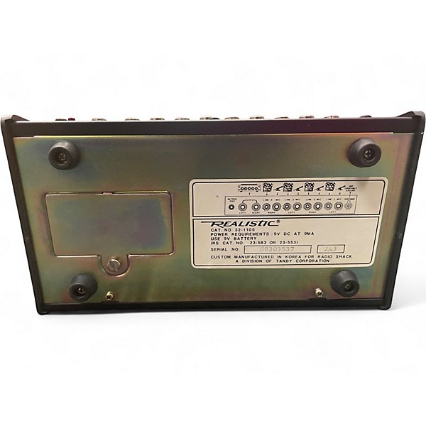 Used Realistic 4CHANNEL STEREO MIKE MIXER Unpowered Mixer