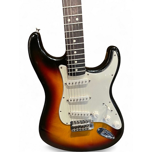 Used Fender player series sunburst Solid Body Electric Guitar