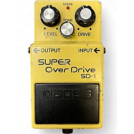 Used BOSS SD1 Super Overdrive Effect Pedal