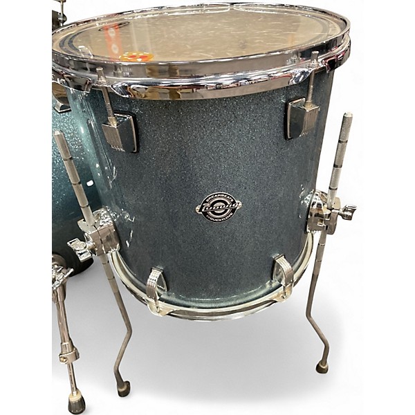 Used Ludwig 4 Piece Breakbeats By Questlove BLUE SPARKLE Drum Kit